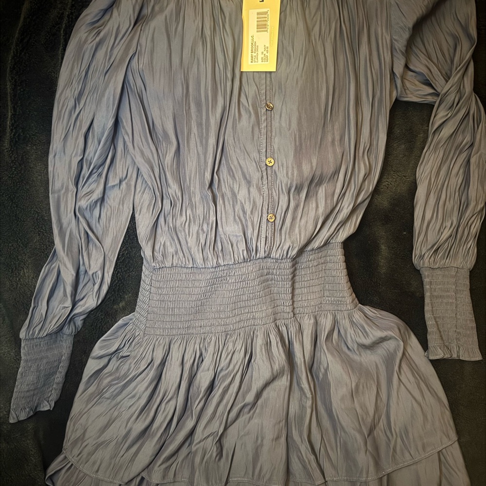 Ramy Brook Blue Mini Dress